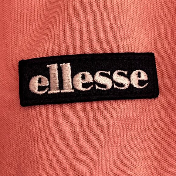 Ellesse Rimini Track Jacket Men's Medium M Pink Blue Stripes Retro Zip Up Sport - Picture 8 of 15